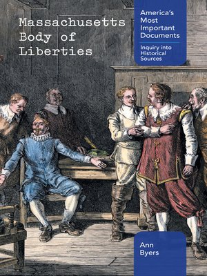 cover image of Massachusetts Body of Liberties
